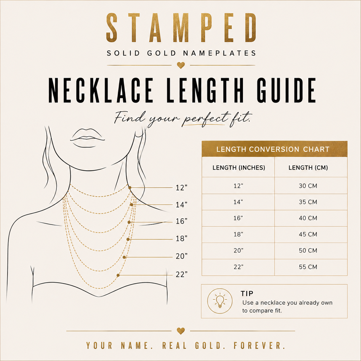 Custom Old English Nameplate Necklace · Solid 18K Gold · Gothic Font Name Necklace